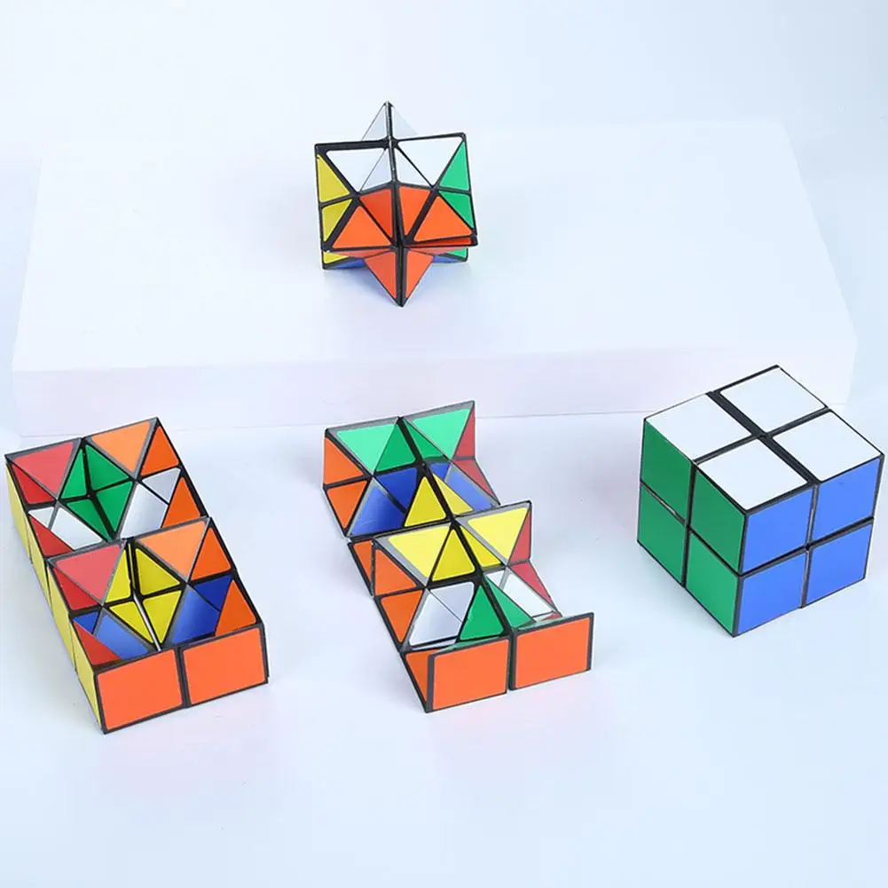 Kreativer Stern Geometrischer Magnetwürfel Vielseitiges Unendliches Antistress-Schreibtischspielzeug aus ABS-Material Wasserdichter Zauberwürfel – Detail 18