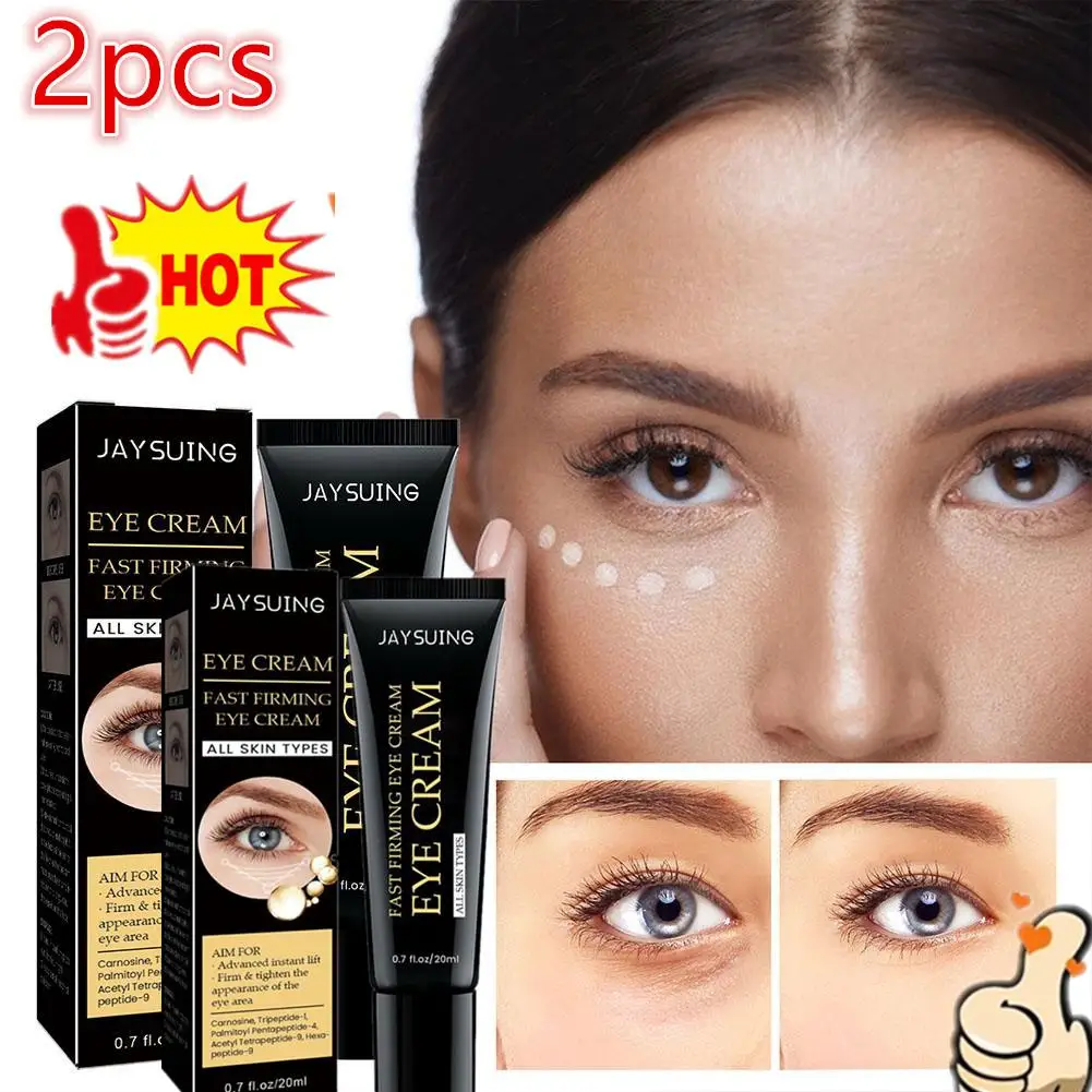 2PCS Instant Firming Eye Cream To Reduce Wrinkles Dark Circles And Eye Bags Moisturize And Tighten The Skin Around The Eyes