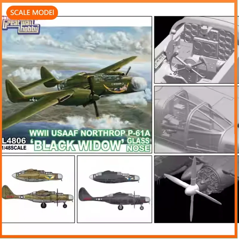 

Наборы для сборки моделей Great Wall Hobby 1/48 L4806 Northrop P-61A «Черная вдова» со стеклянным носом