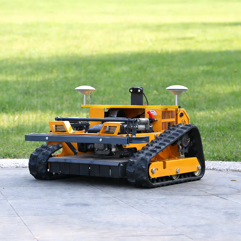 Customized home delivery tracked remote-controlled lawn mower for agriculture, forestry, horticulture and pruning equipment
