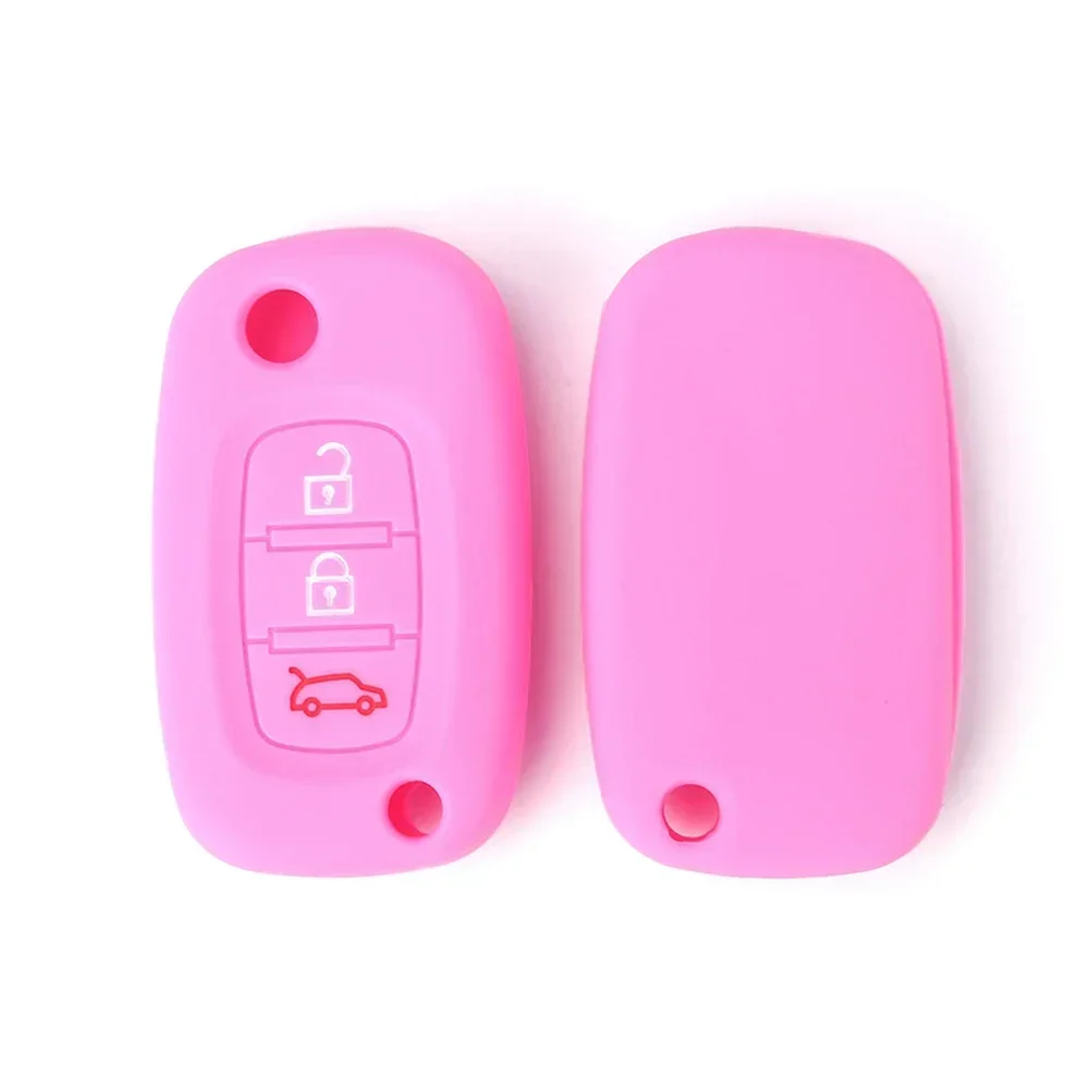 Safeguard Your Keychain with Silicone Flip Key Case for Lada For Priora For Kalina For Granta Practical Design