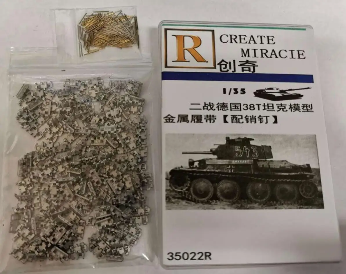 R-Model 35022R 1/35 Scale German PzKpfw 38T Metal Track w/Pins