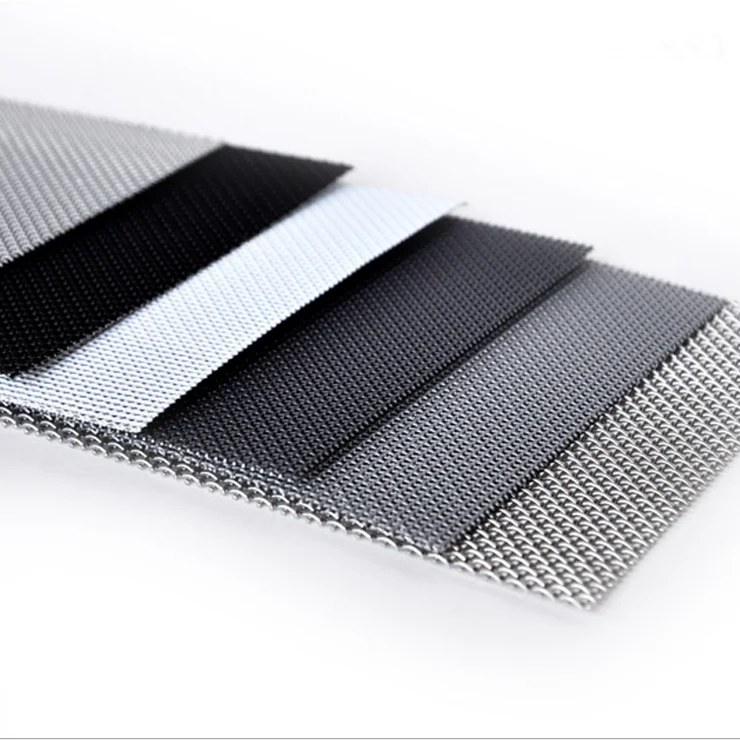 

Electric insect screen doors and windows black matte powder coated stainless steel safety window screen China factory