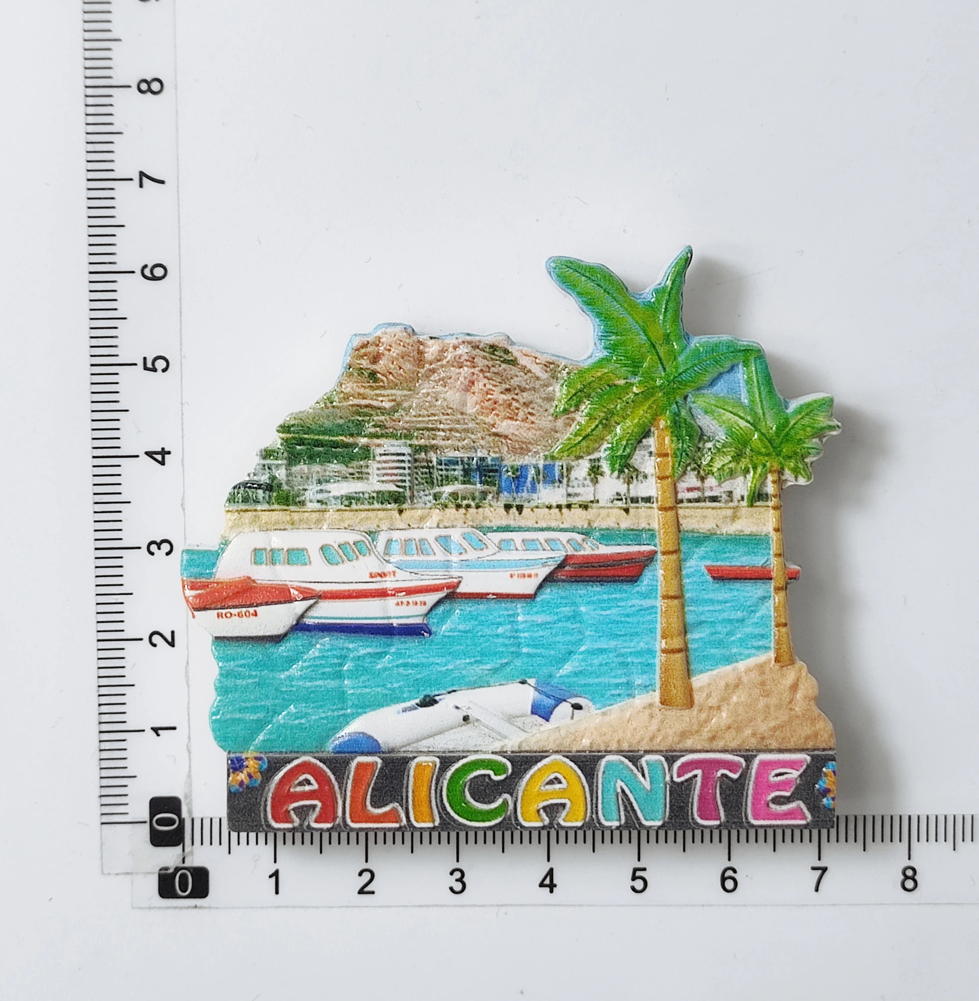 3D Alicante Spain Fridge Magnet Souvenir Gift Resin Refrigerator Magnetic Sticker Collection Home Decoration