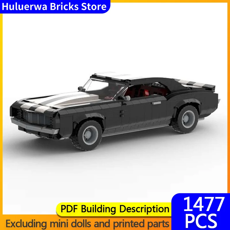 

Speed Racing Car Model MOC Building Bricks Camaro American Muscle Car Modular Technology Gifts Holiday Assemble Children Toys