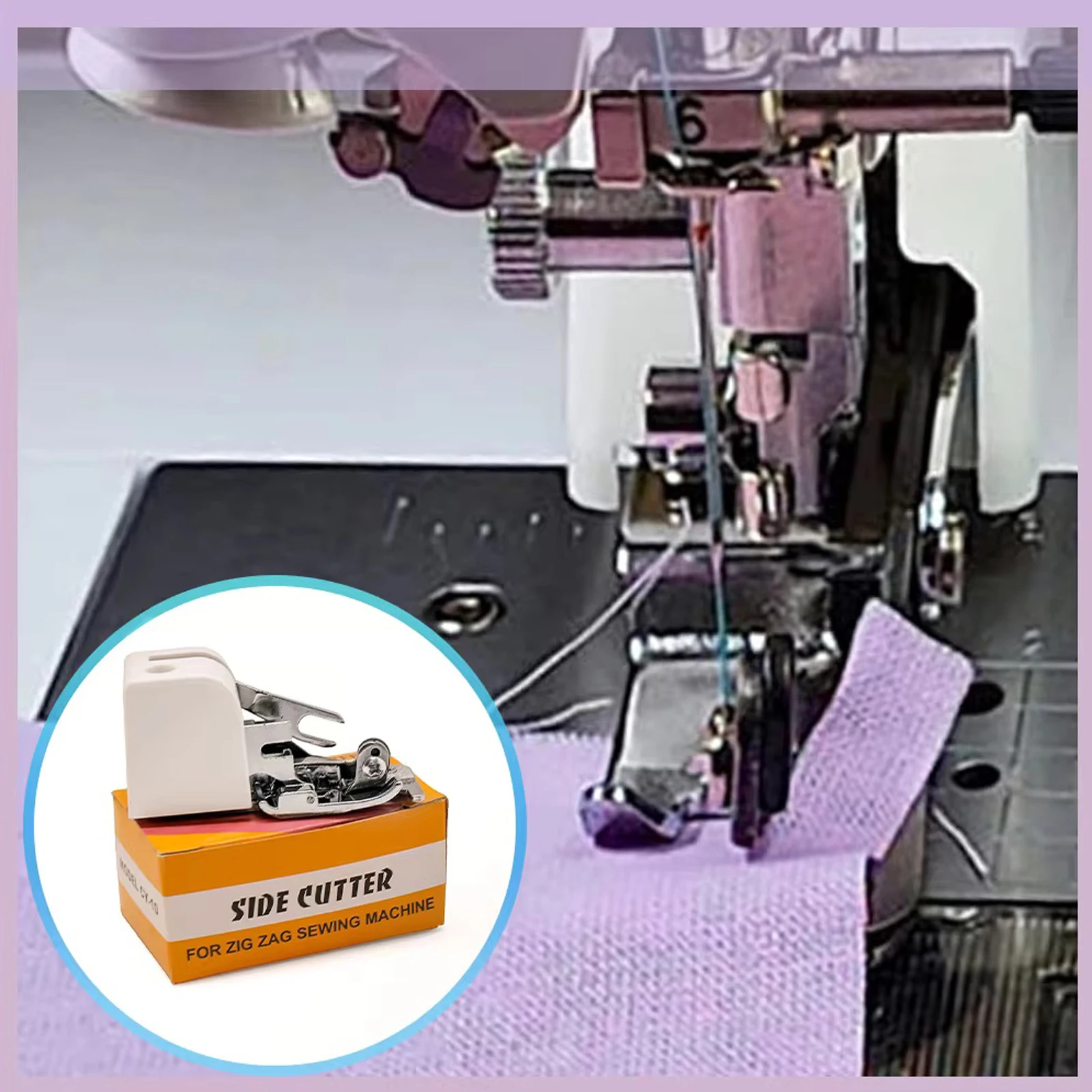 CY-10 Side Cutter Presser Foot Feet Household Sewing Machine Attachment for All Low Shank Singer Janome Brother Sewing Machine