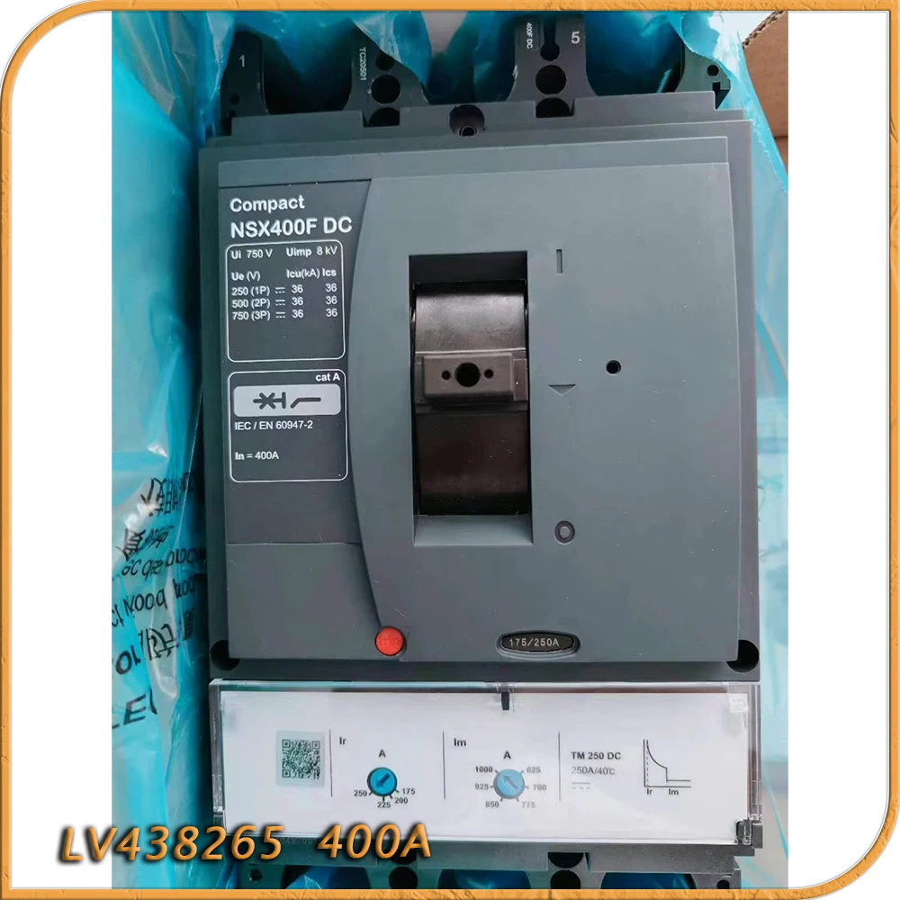 For Schneider Electric molded Case Circuit Breaker 3P LV438265 NSX400F DC 400A