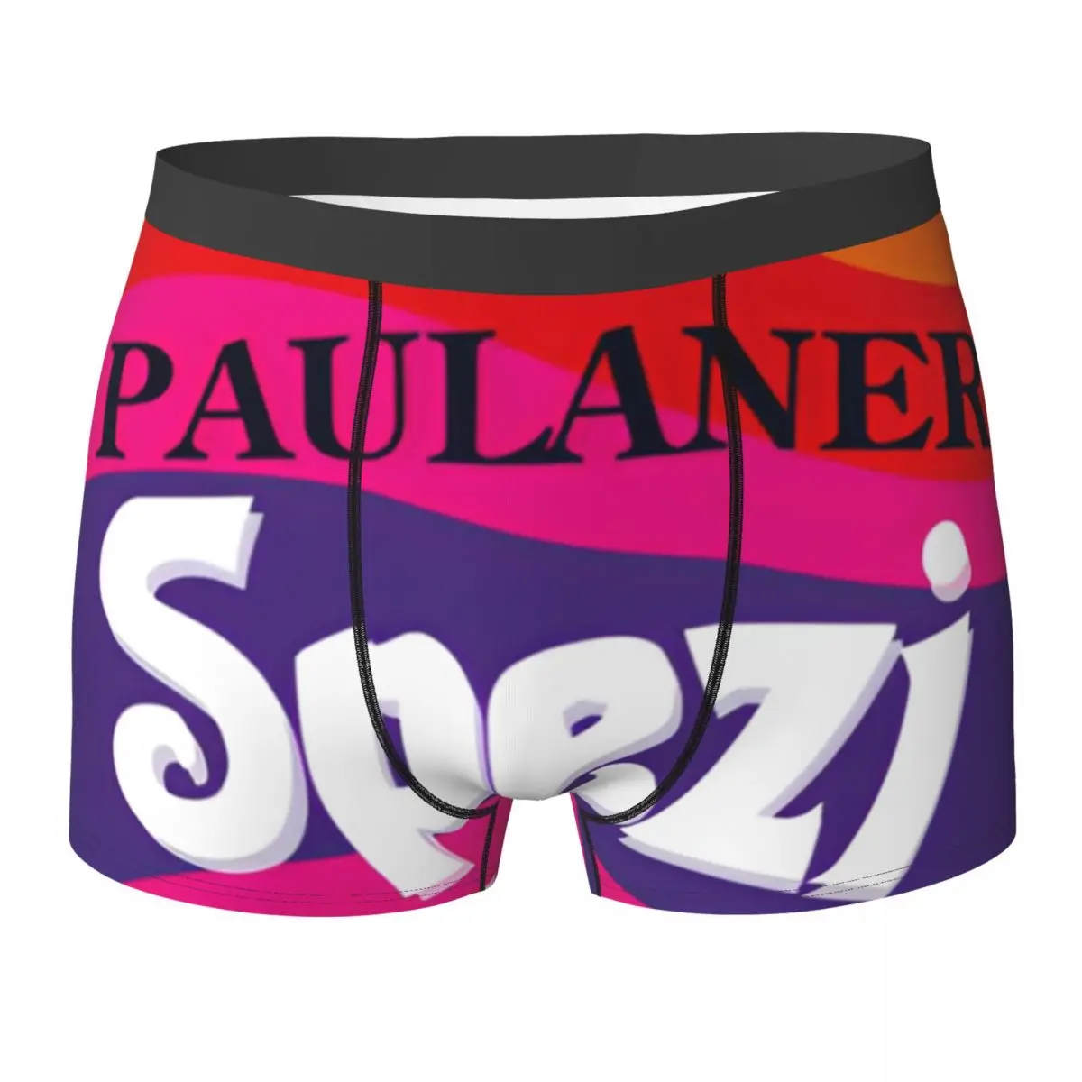 

Paulaner Spezi Underwear Germany Soda Drink Custom Boxer Shorts Hot Men's Underpants Cute Shorts Briefs Birthday Gift