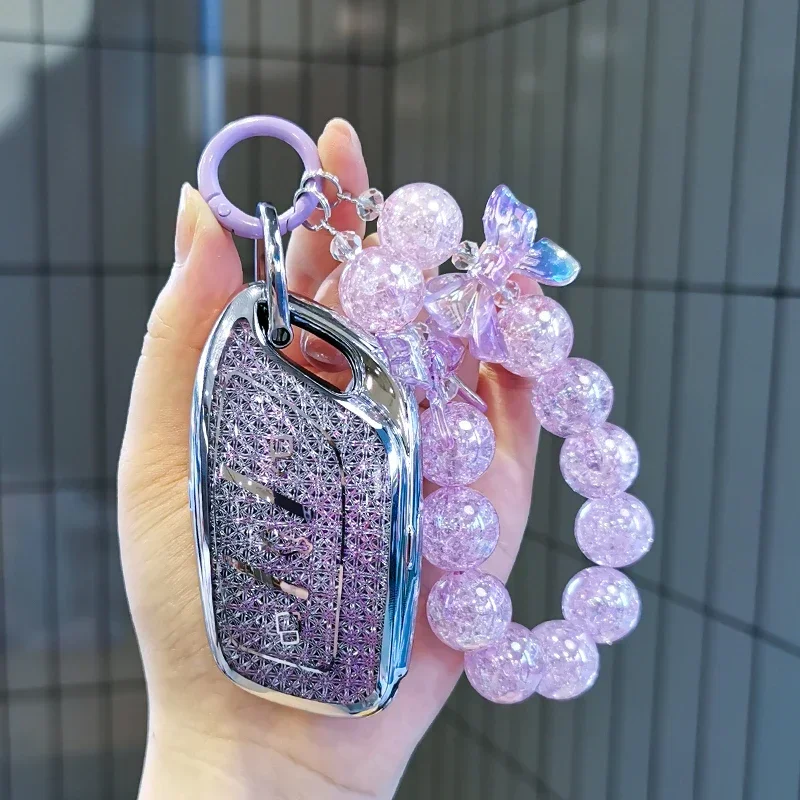 

Suitable for Roewe rx5plus keycase i6max i5 rx3 Clever rx8 Whale rx9 Lomemo Ei5 D7 keycover keyshell keychain buckle accessories
