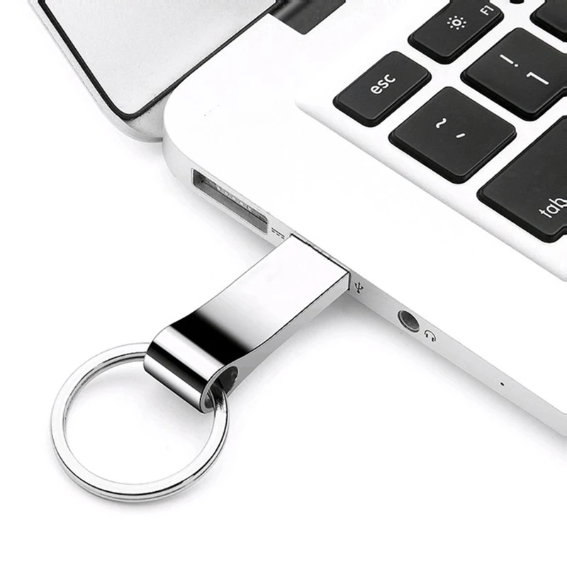Flash Drive 2TB USB Drive Metal USB Flash Drives Memory Stick 2TB Thumb Drive with Keychain Wateproof USB Stick 3.0 USB Storage