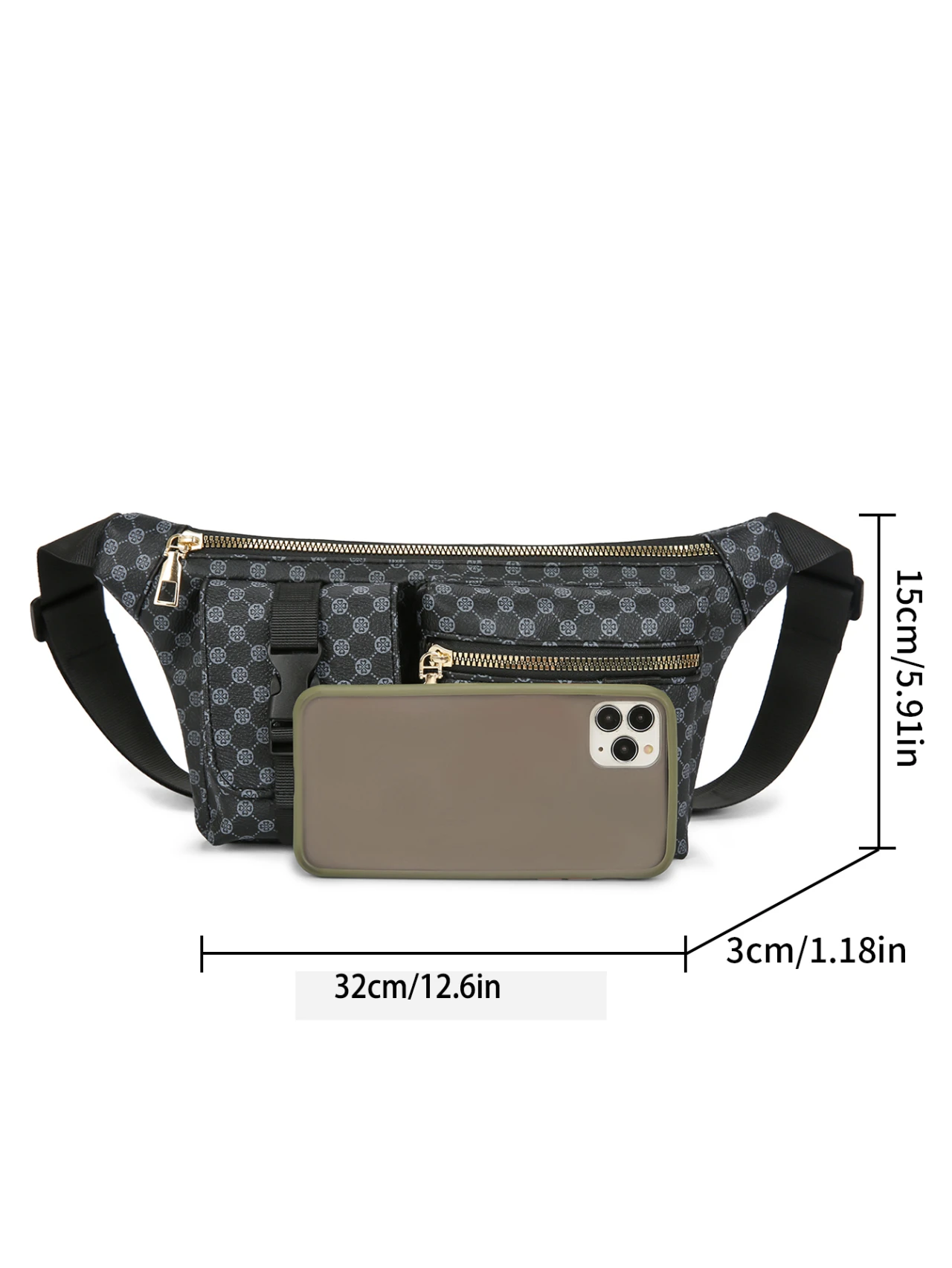 Marsupio multifunzionale da uomo leggero sportivo ciclismo marsupio piccole borse a tracolla per uomo marsupio da cintura borse da petto uomo