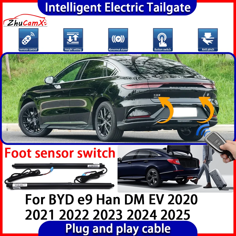 

Automatic Lifting Opening Trunk Intelligent Electric Tail Gate Lift Tailgate for BYD e9 Han DM EV 2020 2021 2022 2023 2024 2025