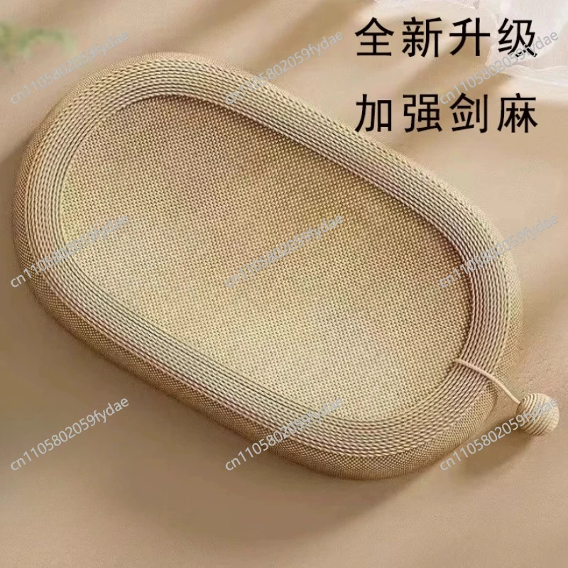 

Овальные лежанки-краталки для кошек из плетеного картона, игрушка для кусания, домашняя мебель для животных, лежанка-гнездо для питомцев