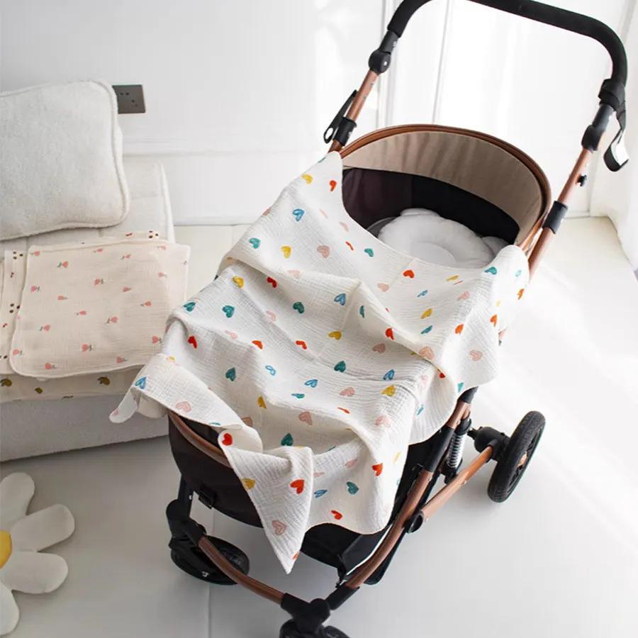 

80*80cm Newborn Pure Cotton A-class Delivery Room Bag Single Baby Baby Hug Summer Double-layer Gauze Bag Thin Swaddling Cloth
