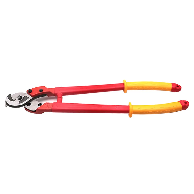 Electrical wire pliers, manual cable cutters, fast arc, two-color injection molding
