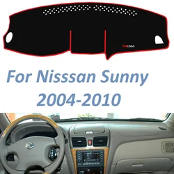 For Nisssan Sunny 2004 2005 2006 2007 2008 2009 2010 Left  Right  Non Slip Dashboard Cover Mat Instrument Carpet Car Accessories