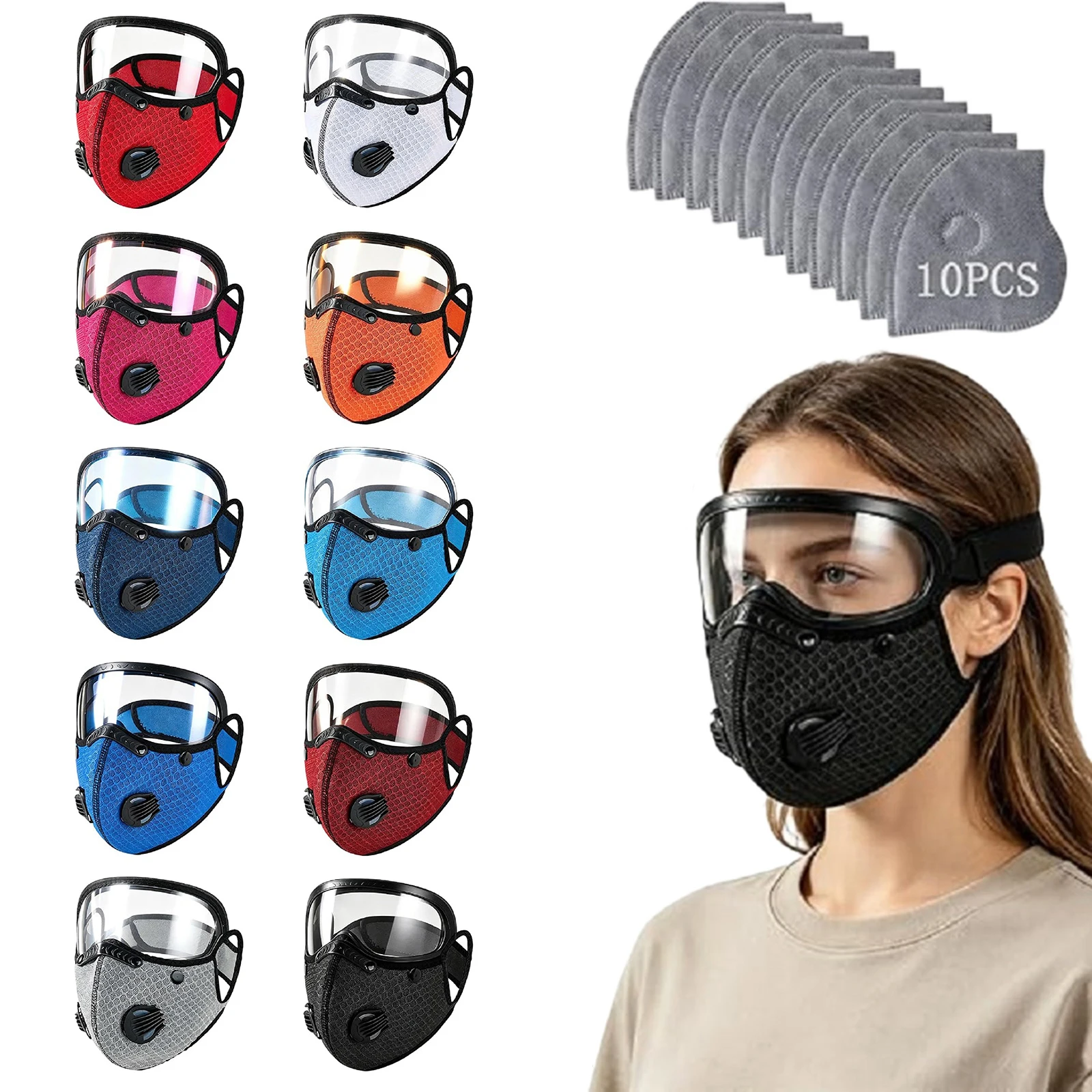 Woodworking Respirator - Masker Debu dengan Filter Karbon yang
