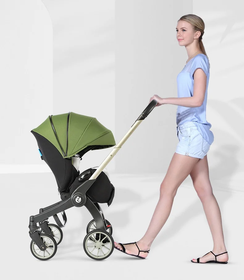 stroller baby 4 in 1 High quality Multifunctional Car Seat Stroller Baby Carriage cradle foldable Portable Travel BABI PRAM