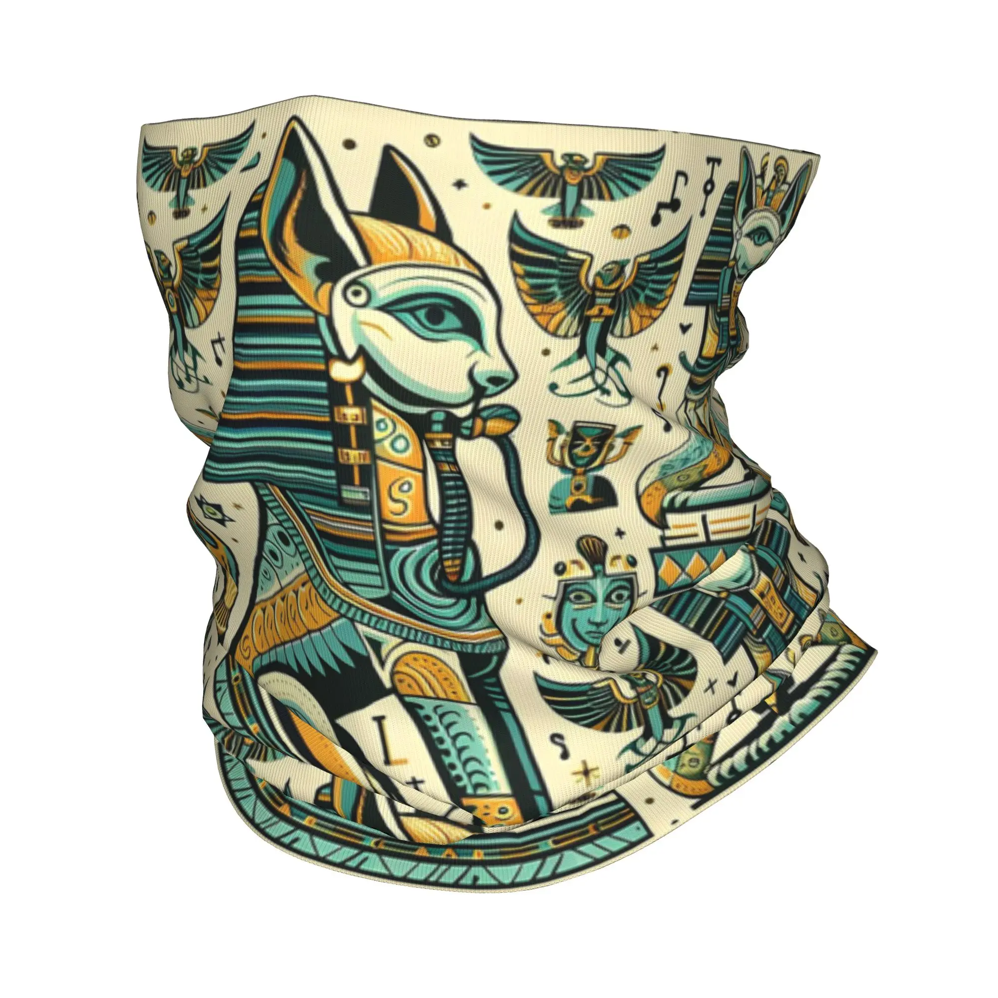 

Бандана-шарф с принтом «Тайны Сфинкса Египта» от EgyApe Artists, многофункциональный головной убор для велоспорта, унисекс