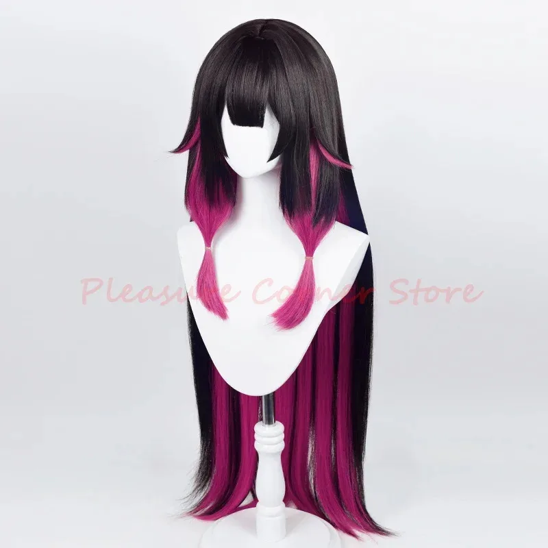 Gioco Genshin Impact Fatui Columbina Parrucca Cosplay 115 cm Lungo Gradiente Resistente Al Calore Sintetico Columbina Cosplay Maschera Copricapi