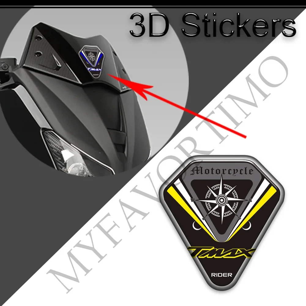 Motorcycle Stickers Scooters Emblem Badge 3D  Decal For YAMAHA TMAX530 TMAX560 TMAX750 TMAX 400 500 530 560 750 ﻿