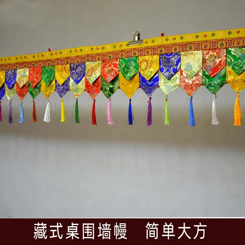 400cm long Wholesale Buddhist supply Buddhism HOME Temple buddha hall Wall enclosure Deco Enclosing draperies curtain