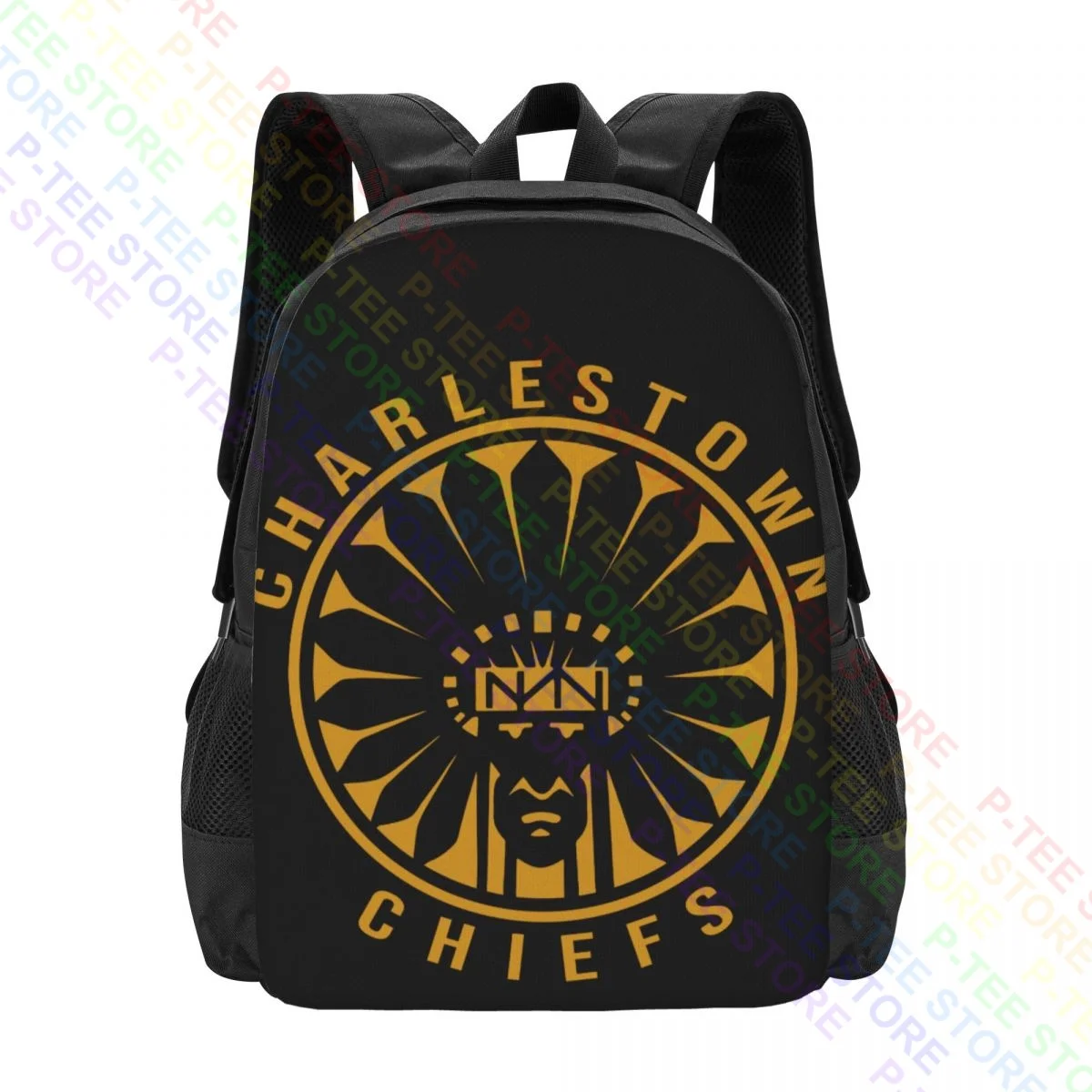 Slapshot Charlestown Chiefs Logo MovieBackpack Large Capacity Cute Shopping Bag