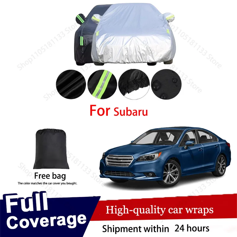Cubierta impermeable para coche lluvia sol nieve viento previene cubierta para Subaru Legacy Levorg Outback Pleo Rex Solterra Stella Tribeca WRX XV