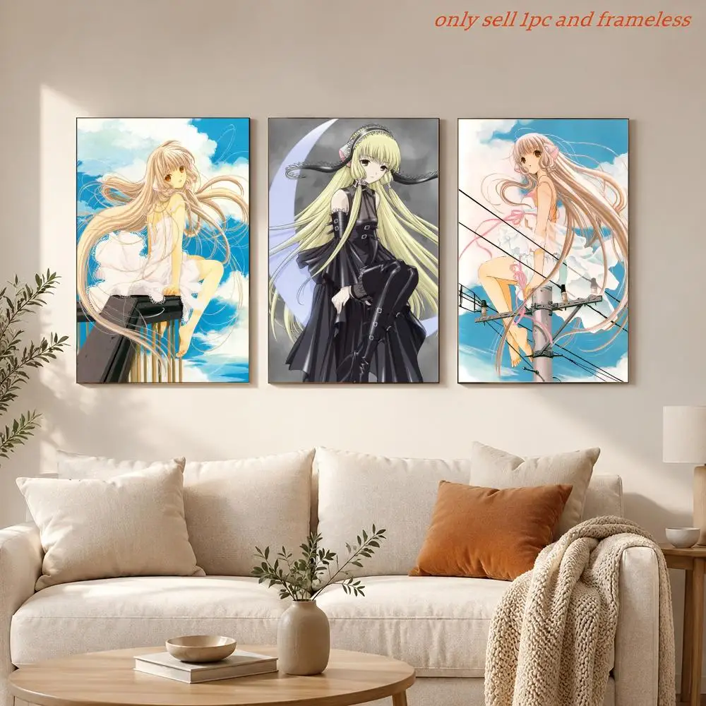 Cartoon C-Chobits Anime Comic Poster HD Anime Hot Theme Singer/OST/Movie-Waterproof Self-Stick Home Decor
