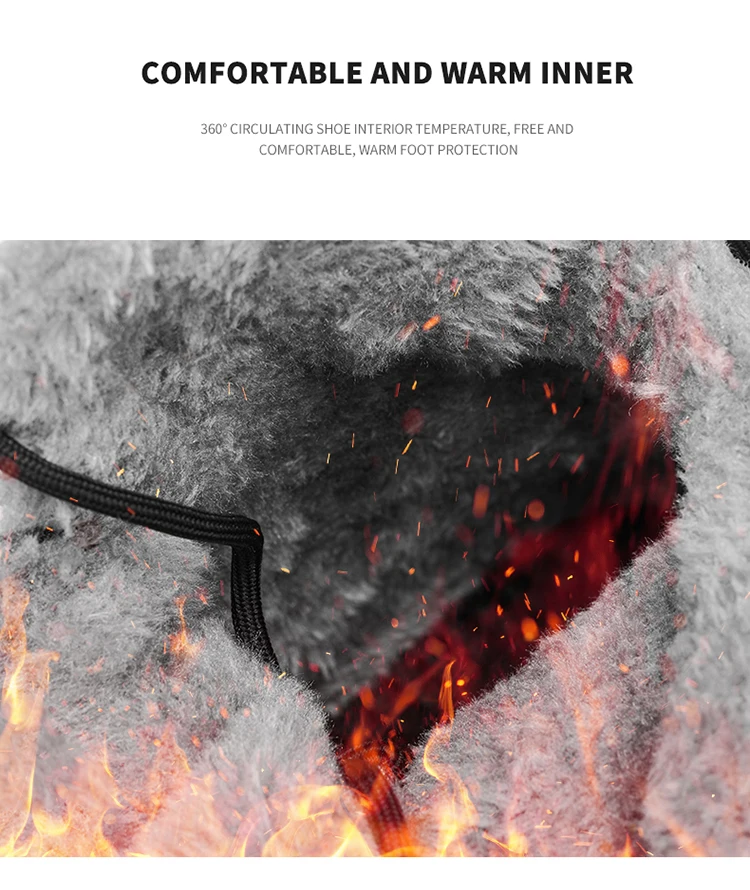 Herren-Winterstiefel, warm, kältebeständig, mit weichem Innenfutter, strapazierfähig, ideal für den Einsatz im Freien, für den täglichen Gebrauch, als Weihnachtsgeschenk. – Detail 8