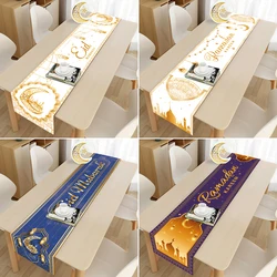Eid Mubarak Muslim Ramadan Table Runner Islamic Mosque Ramadan Decoration For Home Kitchen Table 2024 Ramadan Kareem Eid Al Adha