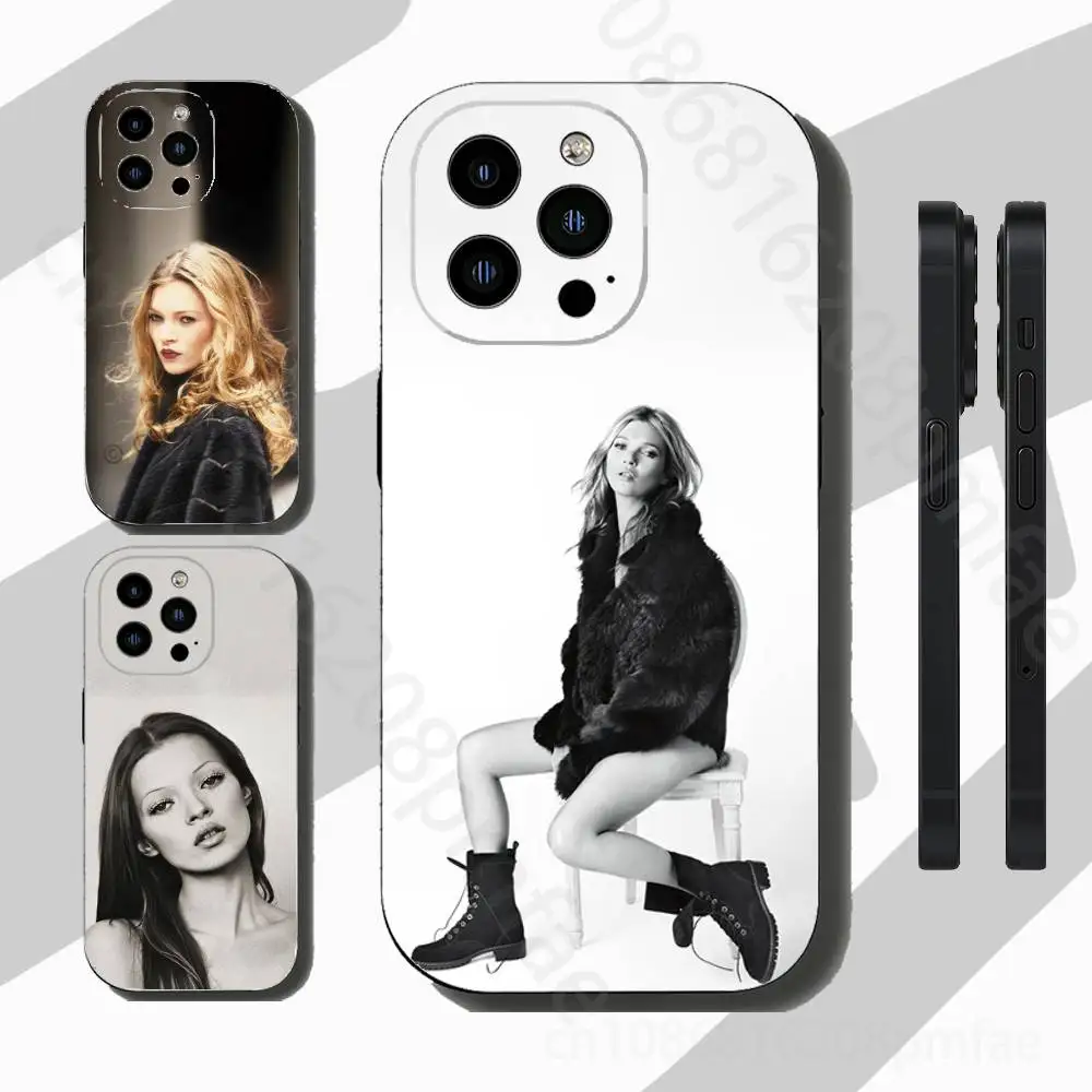 

Hot Actor K-Kate Moss Phone Case For iPhone 17,16,15,14,13,12,11 Pro,Max,Plus,X,XS,XR,SE,Mini