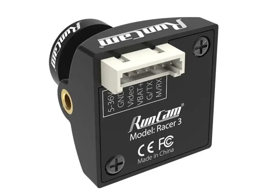 كاميرا سباق RunCam Racer 3 Micro FPV CMOS 700 1000TVL Super WDR 6ms الكمون لسباق FPV (FOV 145) °   2.1 ملم)