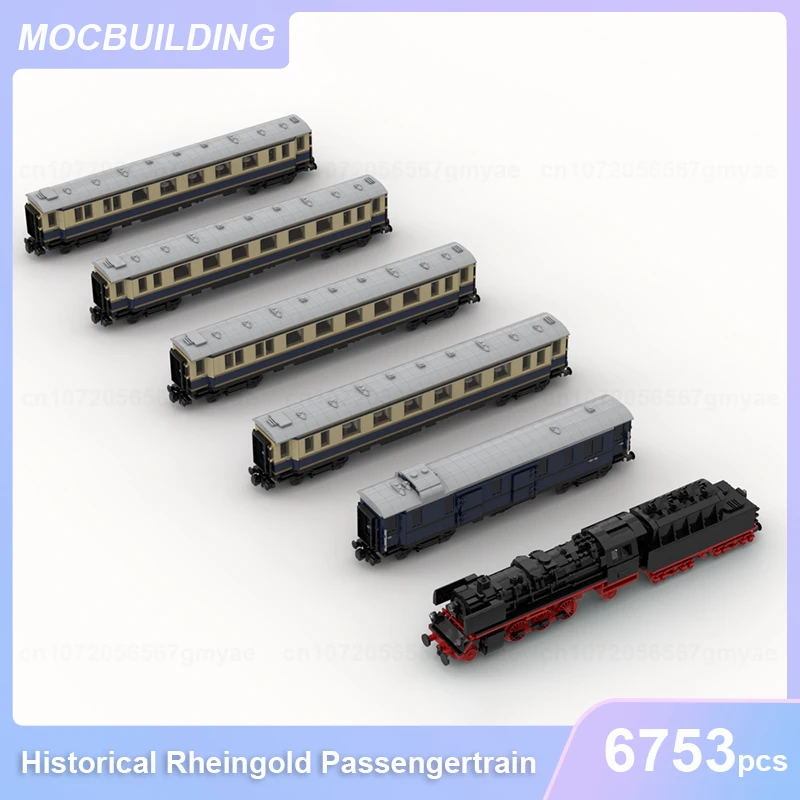 TGV Duplex Carmillon High-Speed Train MOC Building Blocks DIY Assemble Bricks Transportation Educational Xmas Toys Gifts 5827PCS