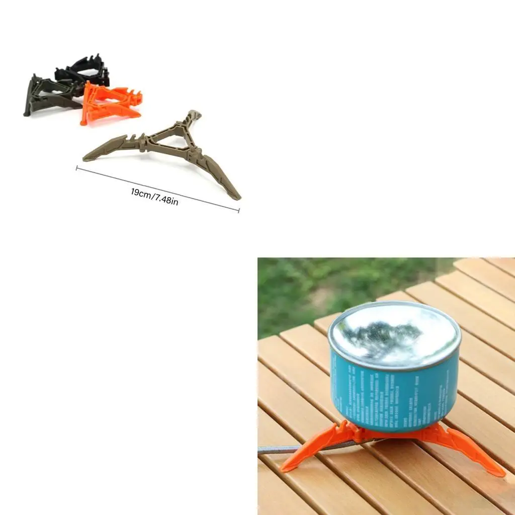  Durability Camp Stove Bases Nylons Nonslip Folding Stove Bases Universals Gas Canister Bases Outdoor Cooking Gear