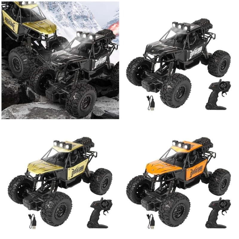 

Грузовик с дистанционным управлением из прочного сплава, оснащенный системой светодиодного освещения и возможностью альпинизма