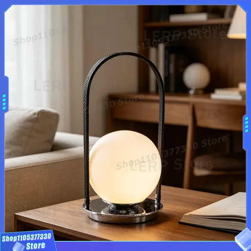 Adjustable Brightness Natural Marble Desk Lamp Simple Light Luxury Design Small Table Light for Hotel Bedroom Exhibition Hall