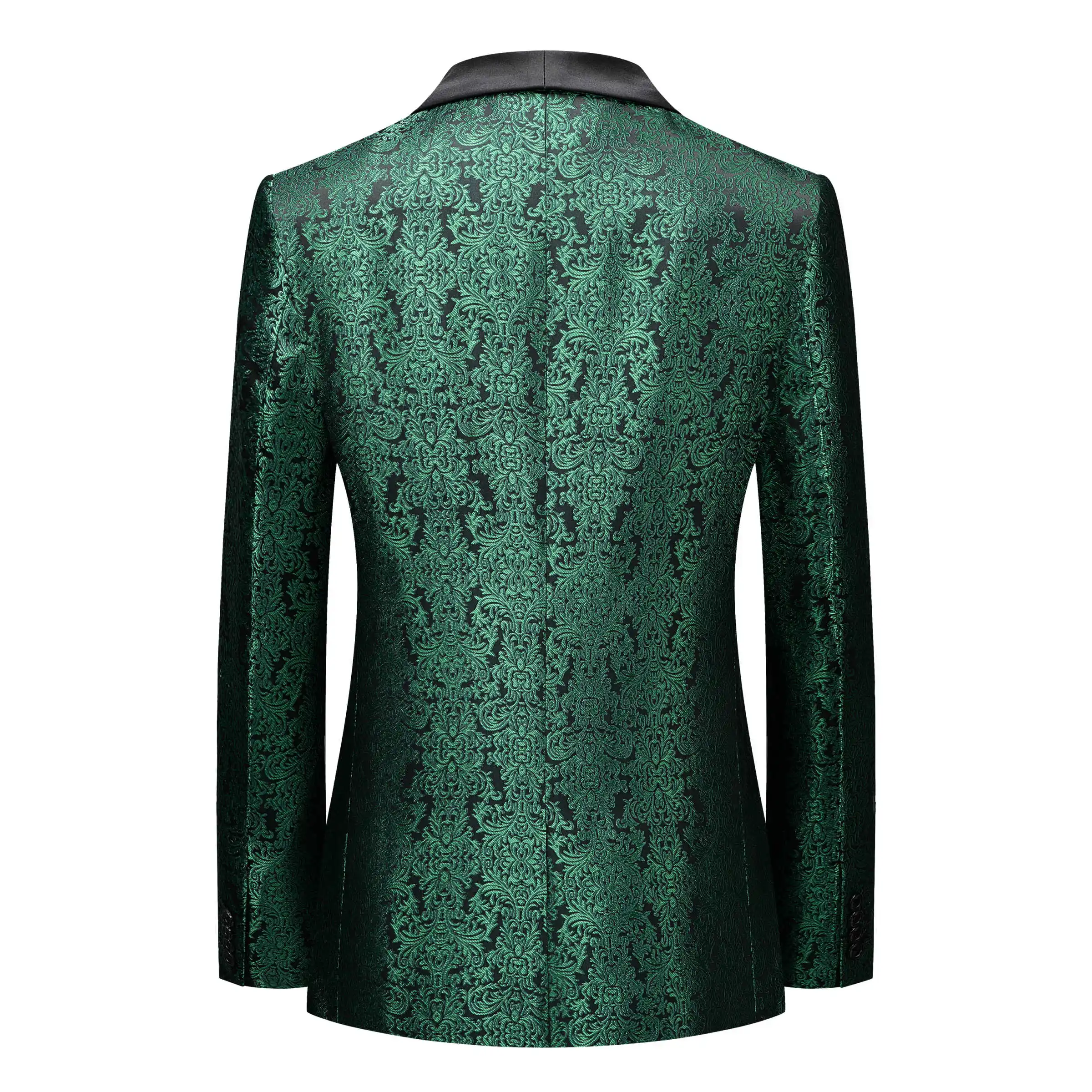 Żakardowy męski garnitur, marynarka z szalowym kołnierzem, smokingi jednorzędowe, strój dla pana młodego, biznesowy garnitur na przyjęcie, tylko marynarka, możliwość personalizacji.