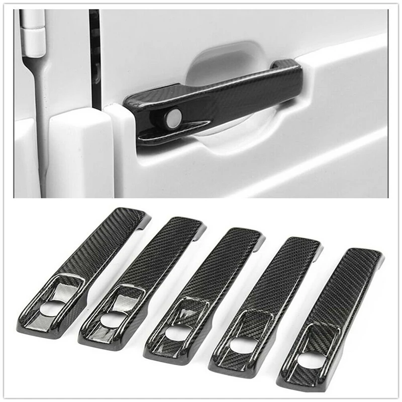 Pure Carbon Fiber Auto Outer Door Handle Cover For Mercedes Benz G Class W463 W464 G65 G55 G63 G500 G550 G350 2019-2020