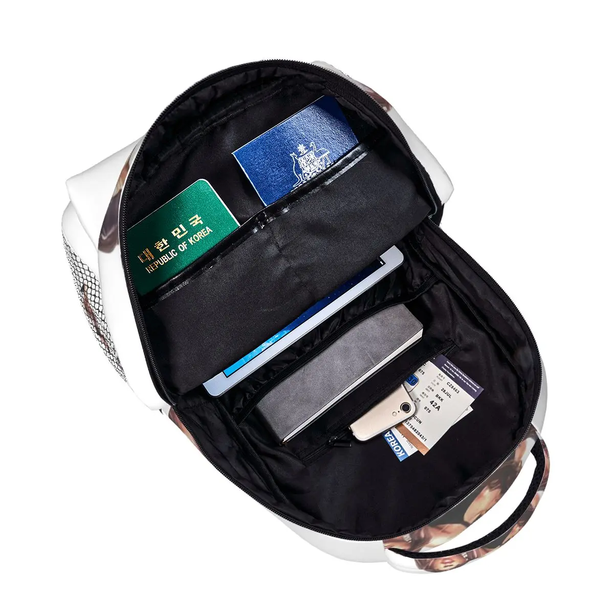 T8 خمر الحفل مروحة تيت ماكراي حقيبة الظهر Daypack سعة كبيرة بنين بنات حقيبة الكتب حقيبة مدرسية حقائب كتف للرجال والنساء #6