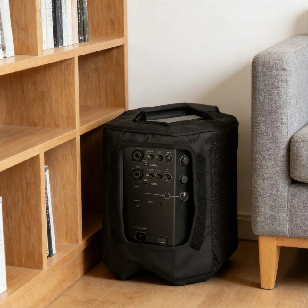 

Чехол для аудиоколонок из нейлонового твила: пылезащитный, сверхпрочный, для использования в помещении и на улице, незаменимый, долговечный, элегантный, простой, стильный, для спокойствия и комфорта.