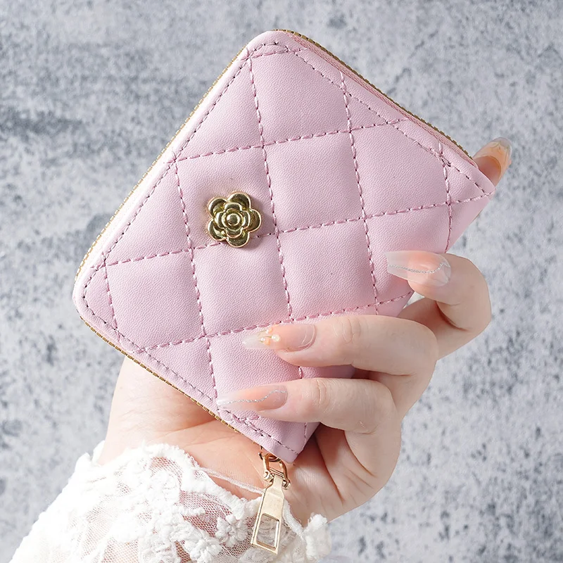 New Europe and the United States luxury fresh fragrance ladies wrist wallet card multi-card ladies cross-border mobile phone bag