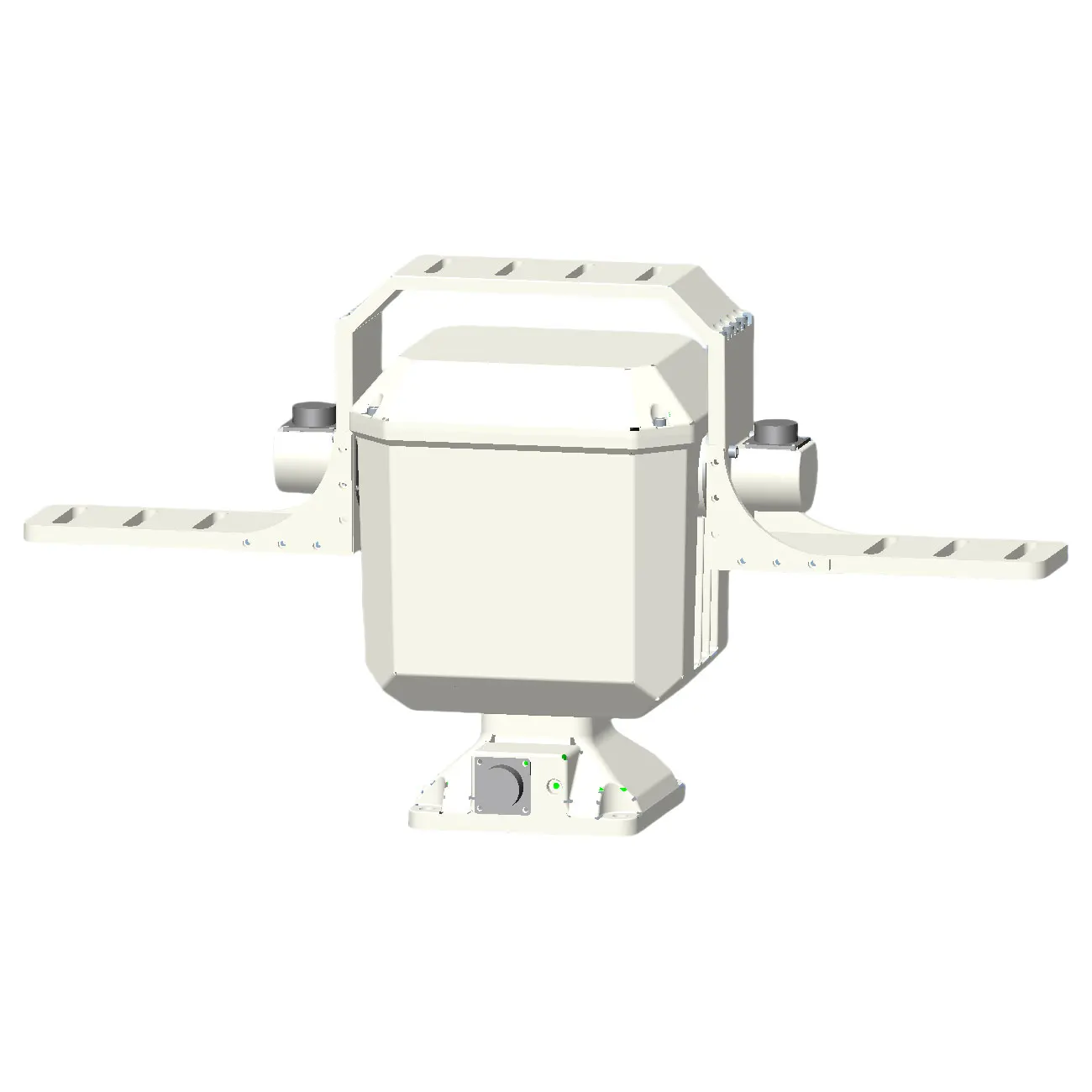 20~40Kg high-precision pan tilt head, servo motor harmonic drive structure design, RS422 interface suppor Pelco protocol