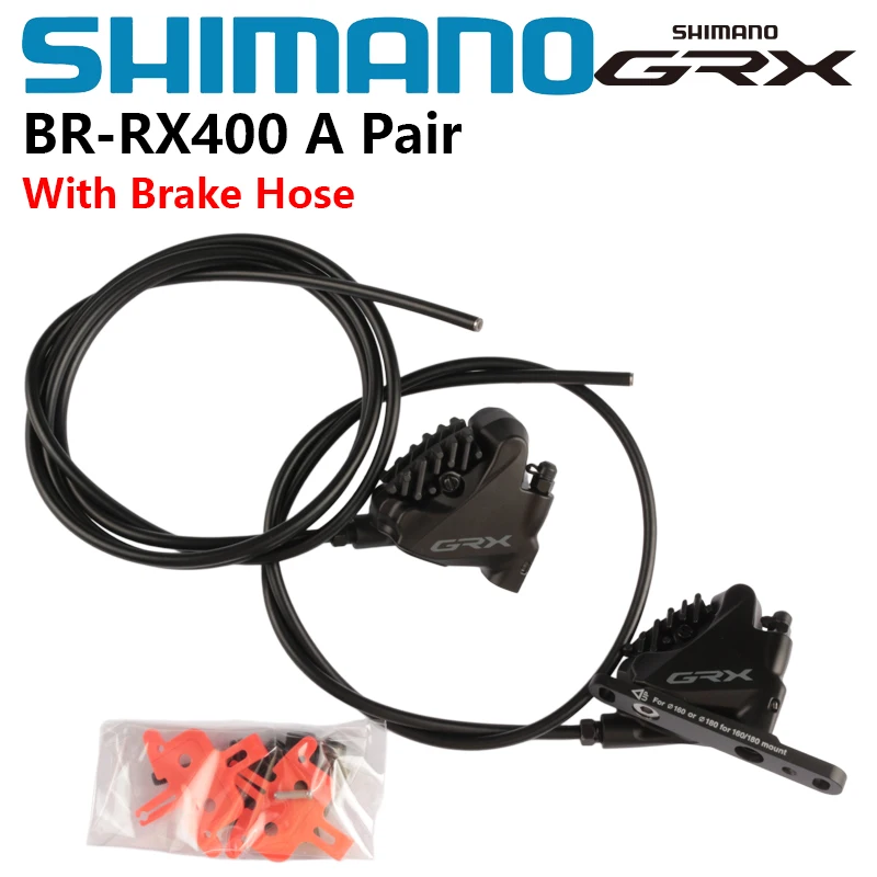 シマノ-grx-br-rx400-ブレーキキャリパー-ブレーキホース付き-850-1700-550-1250-850-1550-700-1400-k05s-l05a-ブレーキパッド-ice-technologies