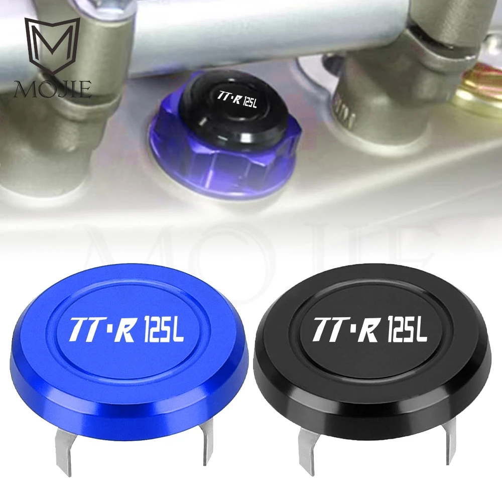

For Yamaha TTR125L TTR 125L TTR 125 L TTR125 L 2000-2008 Motocross Steering Stem Nut Cap Decorative cover Parts Frame Hole Cover