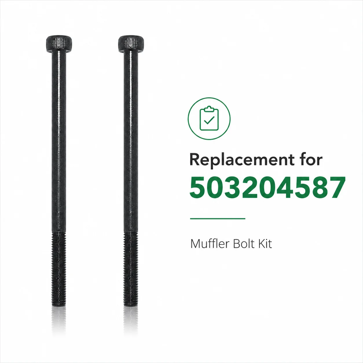 Muffler Bolt Kit Replacement Exhaust Bolts Compatible for Husqvarna 340 345 346 350 353 Chainsaw Parts Replaces 503204587