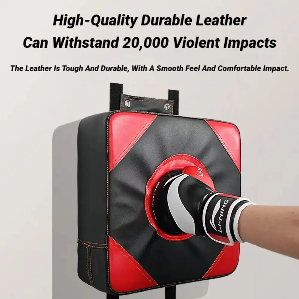 

NEW Adjustable Wall Boxing Pad Leather Drill Free Boxing Target Shockproof Taekwondo Training Pad Combat Sports