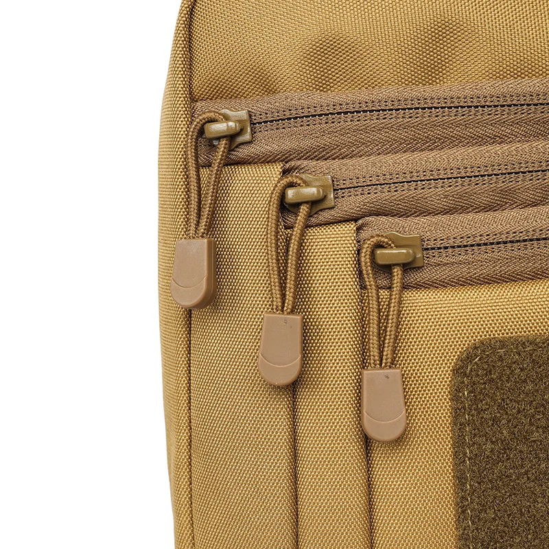 Taktische Umhängetasche für Herren – Leichte Brusttasche zum Wandern & Camping, mit sicheren Reißverschluss-Aufbewahrungstaschen – Detail 9