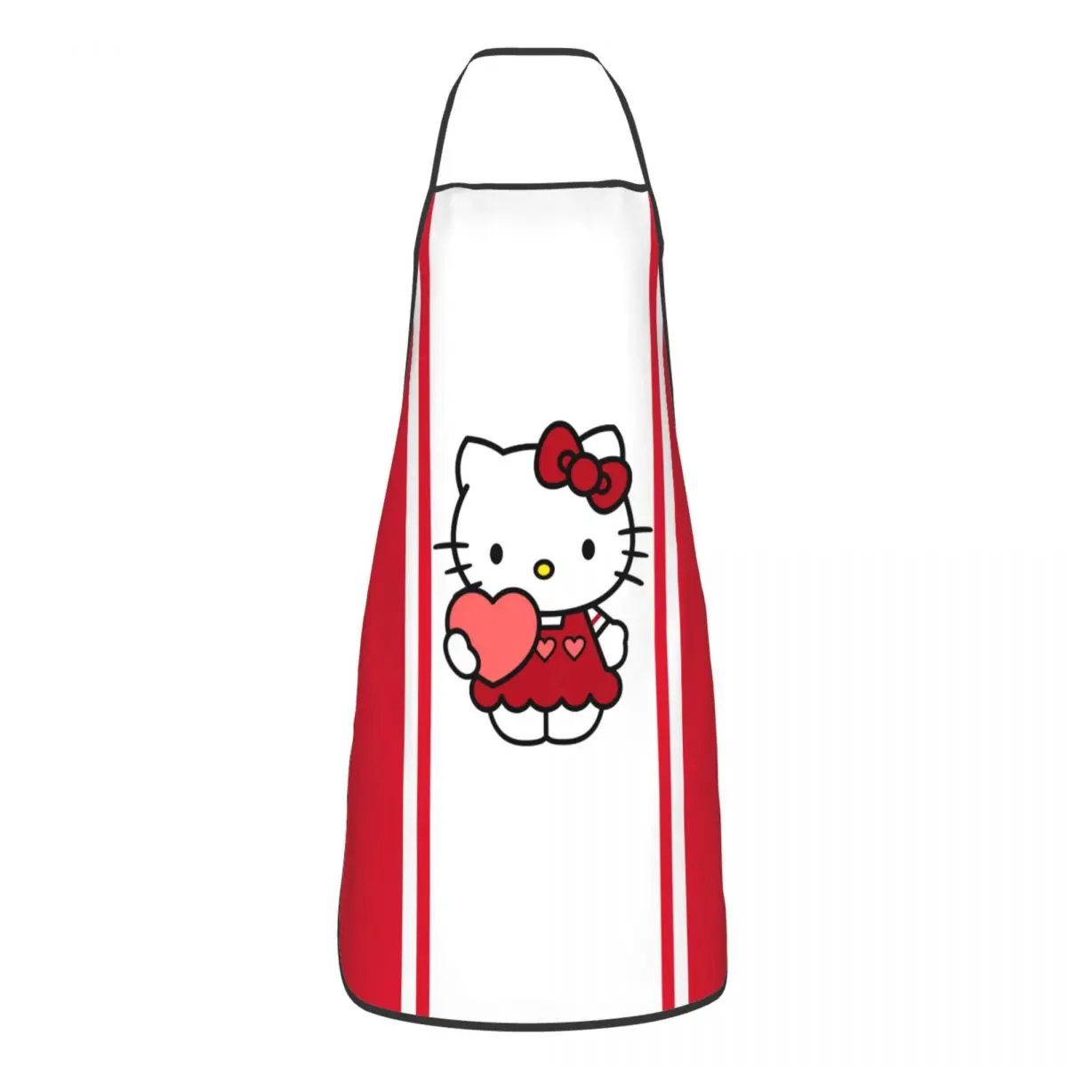 Niestandardowy zabawny fartuch Sanrio Cat Hello Kitty Fartuch na szelkach Kobiety Mężczyźni Unisex Kuchnia Szef kuchni Tablier Kuchnia do gotowania Pieczenie Malowanie