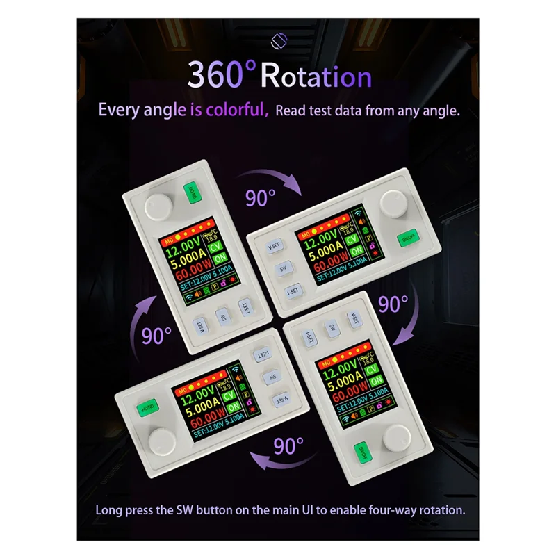 

AA60-SK150S CNC + Wifi Module: High-Performance DC Step-Down Voltage Regulator, Constant Voltage & Current, 8A 150W